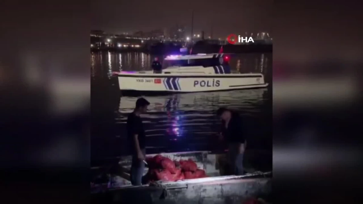 İstanbul\'da 1 buçuk ton kaçak midye ele geçirildi