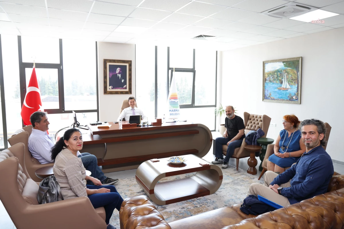 Marmaris Belediye Başkanı Acar Ünlü, tebrik ziyaretlerine devam ediyor