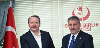 Memur-Sen Genel Başkanı Ali Yalçın ve BBP Genel Başkanı Mustafa Destici görüştü