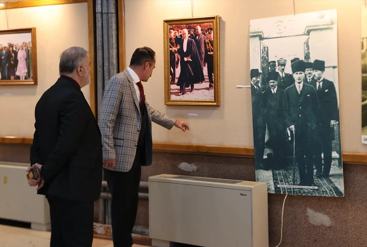 Samsun\'da Turizm Haftası\'nda Atatürk Resimleri Sergisi