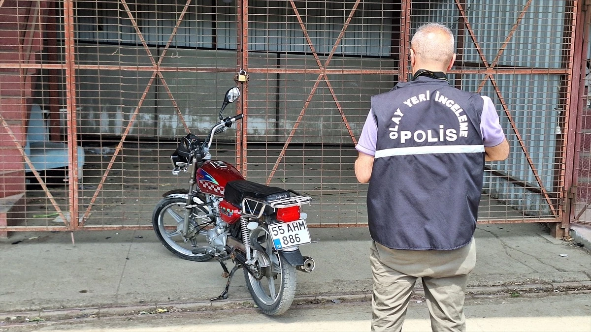Samsun\'da motosiklet hırsızlığı şüphelisi yakalandı
