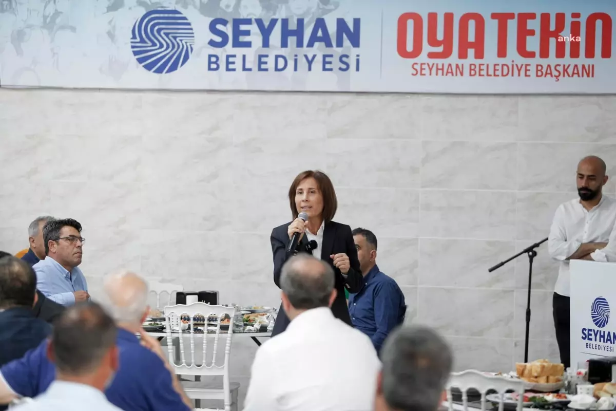 Seyhan Belediye Başkanı Oya Tekin, Muhtarlarla Bir Araya Geldi