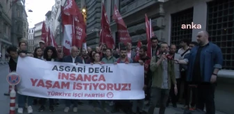 TİP İstanbul İl Örgütü, Asgari Ücret Artışı İçin Protesto Etti