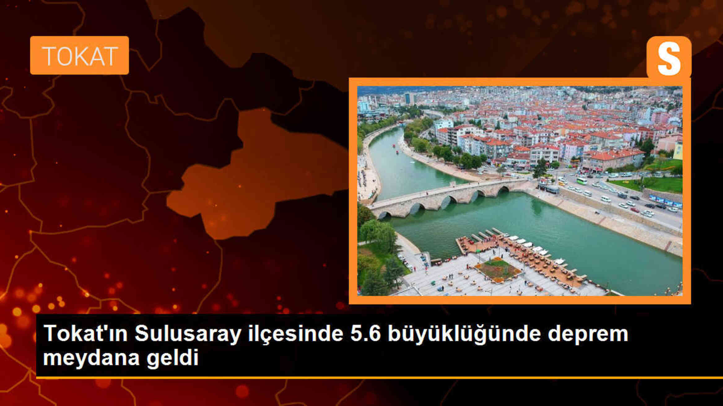 Tokat\'ın Sulusaray ilçesinde 5.6 büyüklüğünde deprem meydana geldi