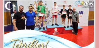 Uşak Valisi, Türkiye Şampiyonu olan sporcu için tebrik mesajı yayımladı