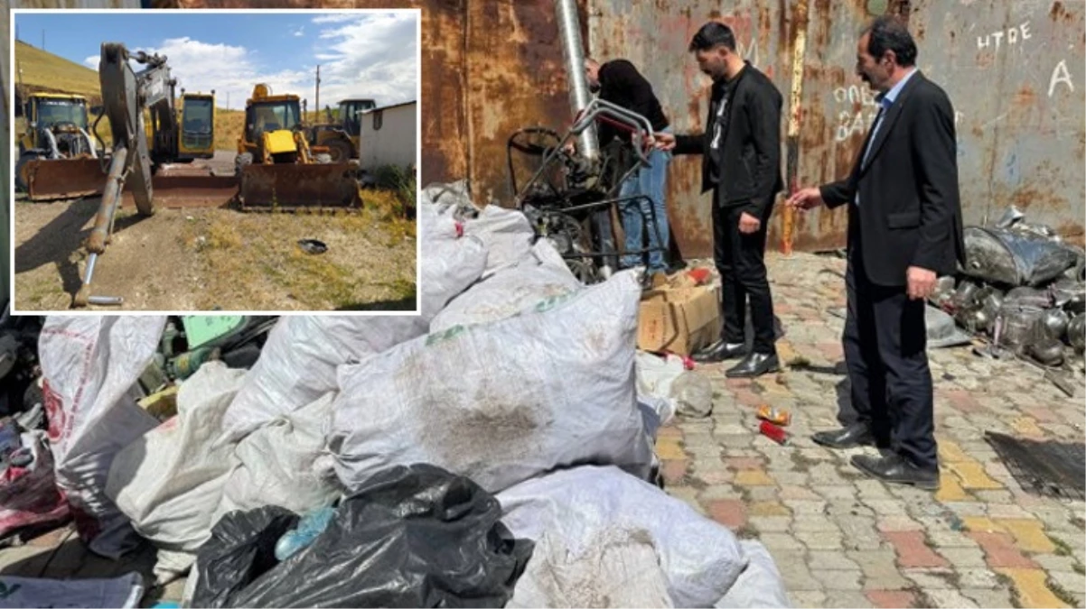 Yeni başkan talimat verdi! Zabıtalar Patnos\'taki hurdacıları tek tek dolaşıp belediye araçlarının parçalarını arıyor