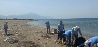 Hatay'da Denize Kıyısı Bulunan İlçelerde Temizlik Çalışması