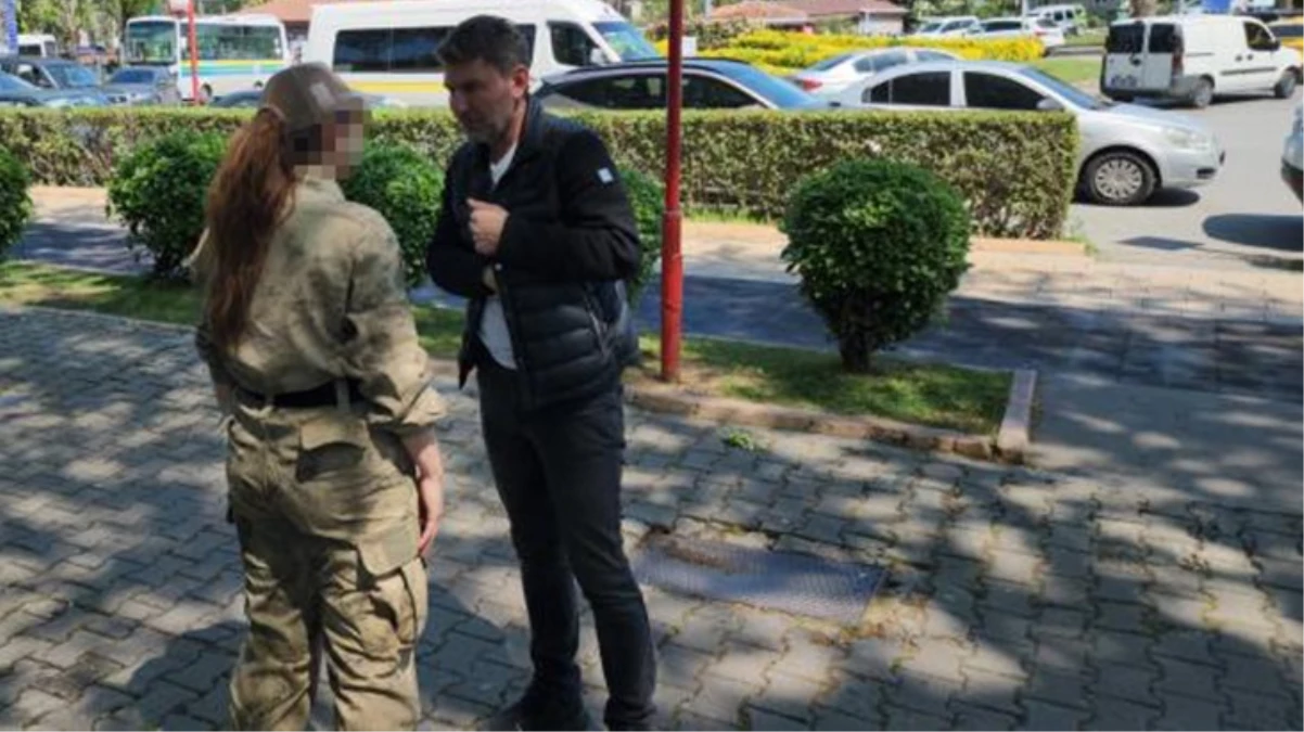 Jandarma üniforması ile GBT kontrolü yaparken polise yakalandı