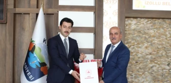 Kale Kaymakamı Mustafa Aksoy, Belediye Başkanı İhsan Öznay'ı ziyaret etti