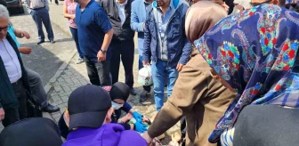 Zonguldak'ta Otobüsten İnerken Yaralanan Kadın