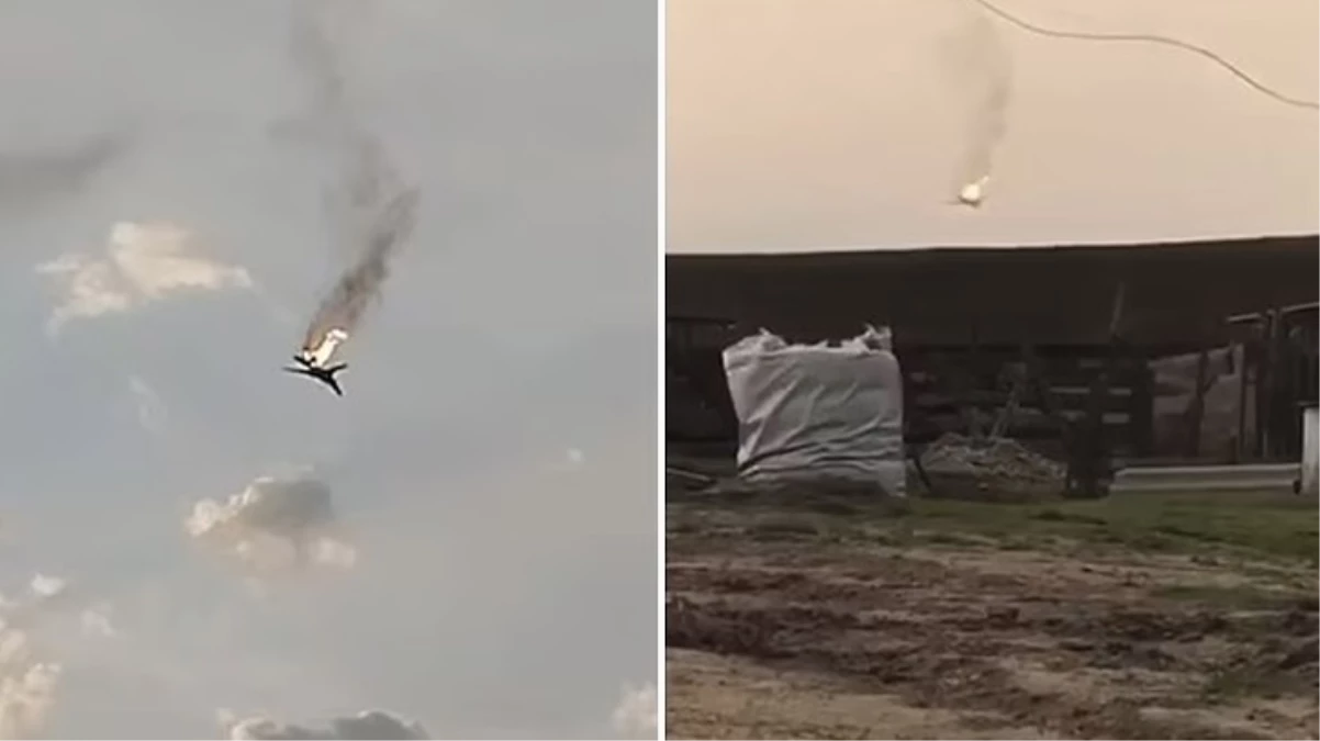 Rus bombardıman uçağı düştü: 1 ölü