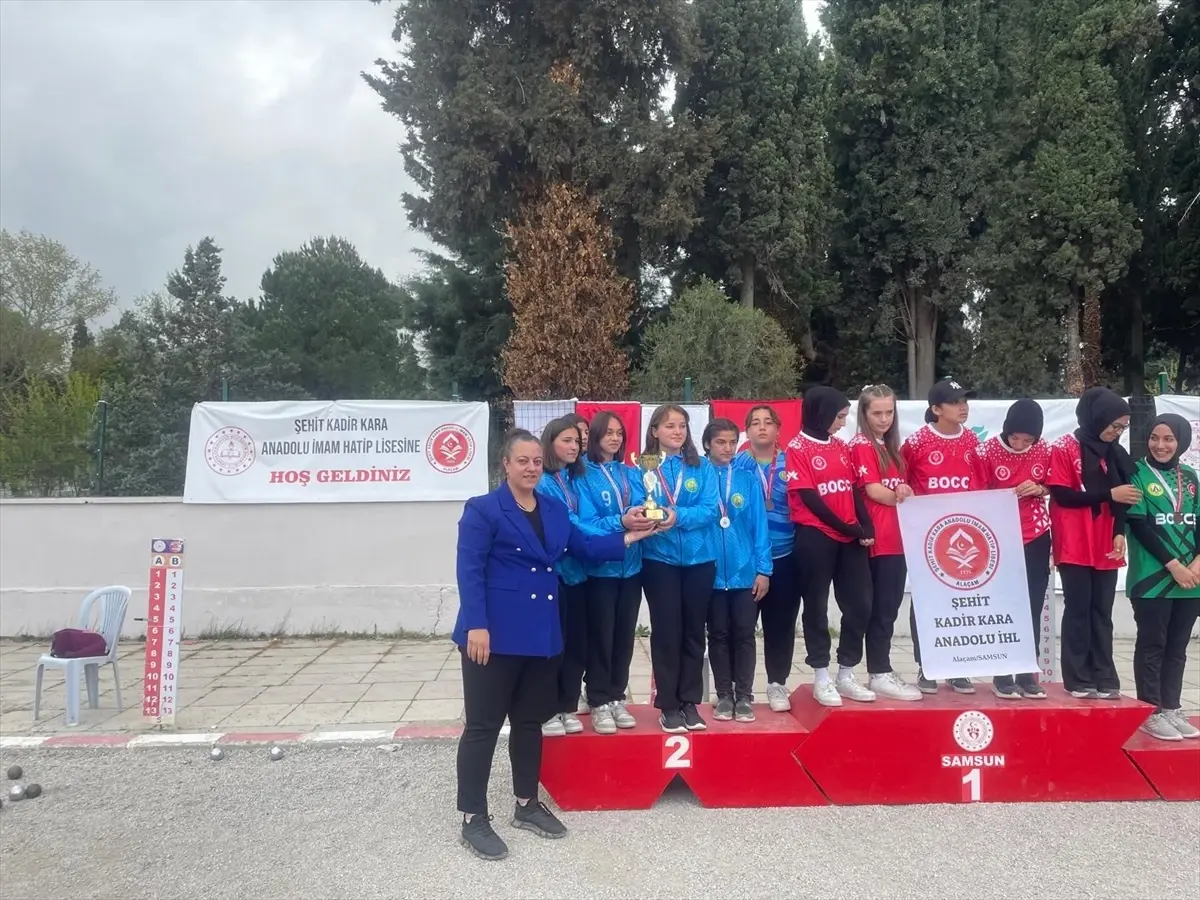 Alaçam Gençlik ve Spor İlçe Müdürlüğü tarafından Okul Sporları Bocce Gençler İl Birinciliği Müsabakaları düzenlendi