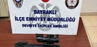 İzmir'de KADES ihbarı sonucu silah ele geçirildi, bir kişi gözaltına alındı