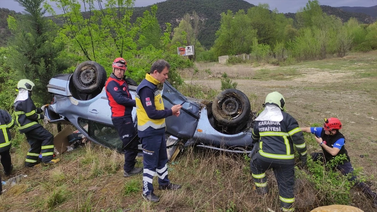 Karabük\'te meydana gelen trafik kazalarında 2 kişi yaralandı