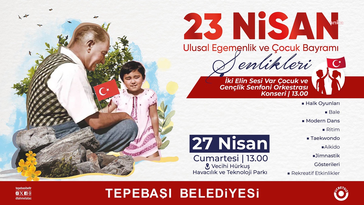 Tepebaşı Belediyesi 23 Nisan\'ı Kutluyor