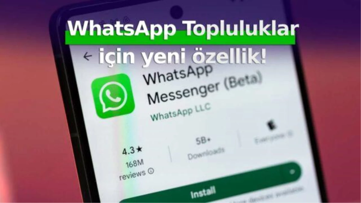 WhatsApp Beta Sürümünde Topluluk Etkinlik Özelliği