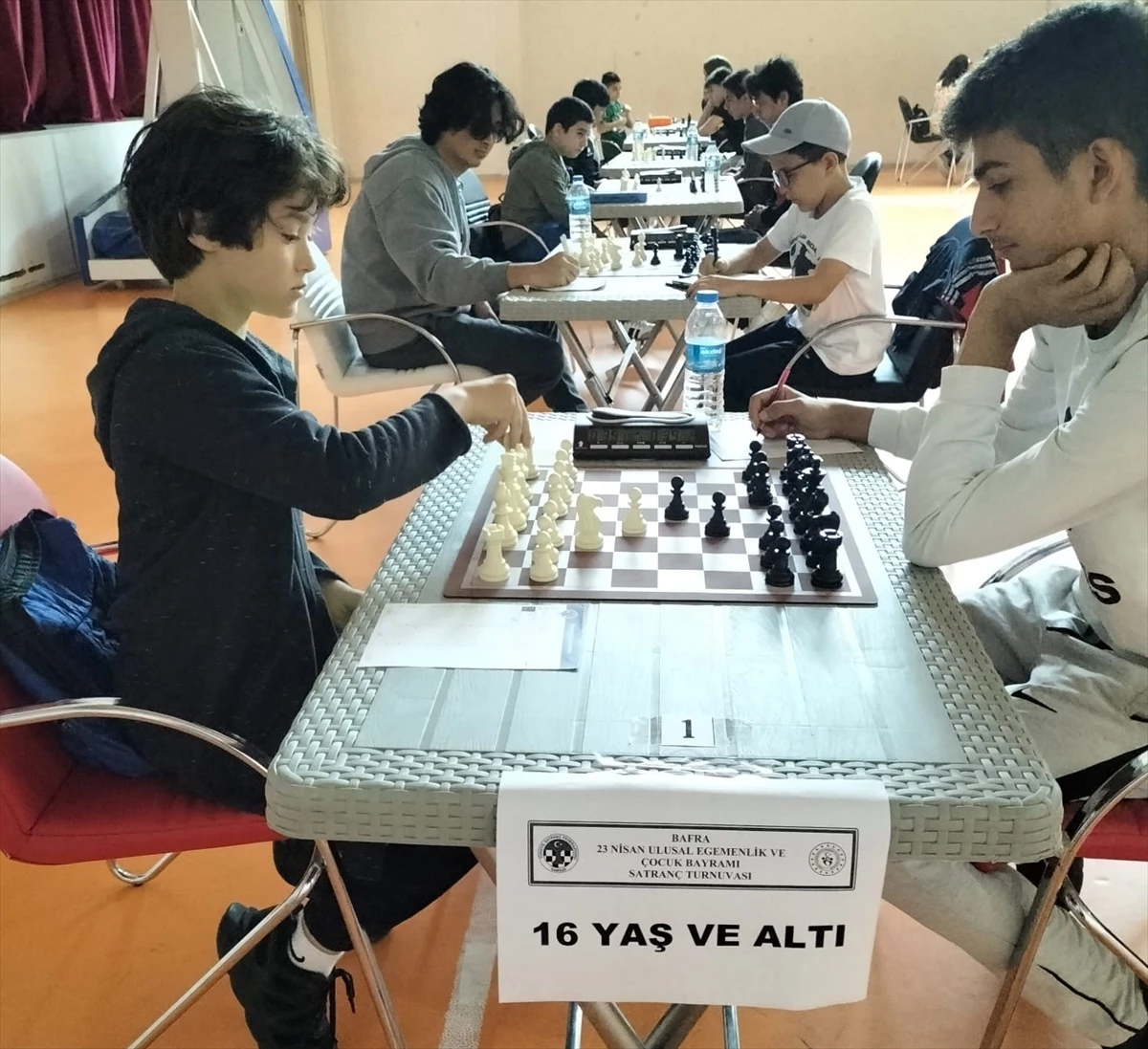 Bafra\'da 23 Nisan Satranç Turnuvası Başladı