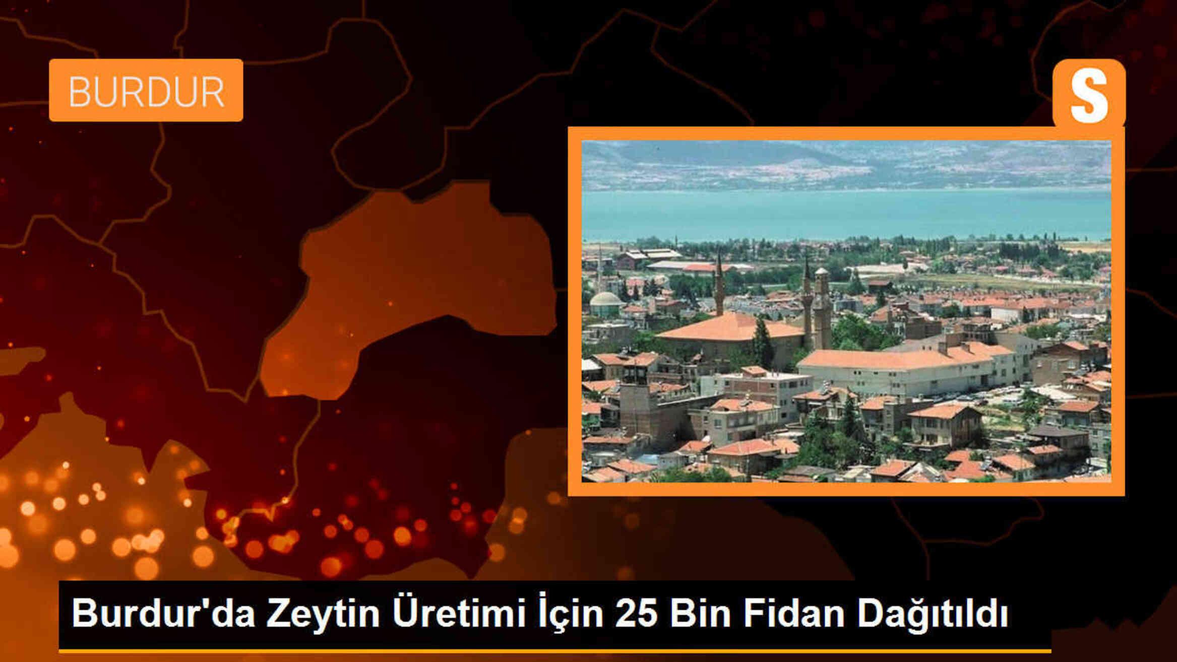 Burdur\'da Zeytin Üretimi İçin 25 Bin Fidan Dağıtıldı