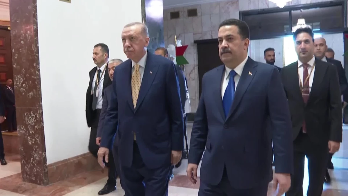 Cumhurbaşkanı Erdoğan, Irak Başbakanı Sudani ile Görüştü