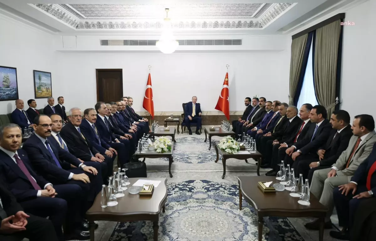 Cumhurbaşkanı Erdoğan, Irak Sünni toplumu temsilcilerini kabul etti