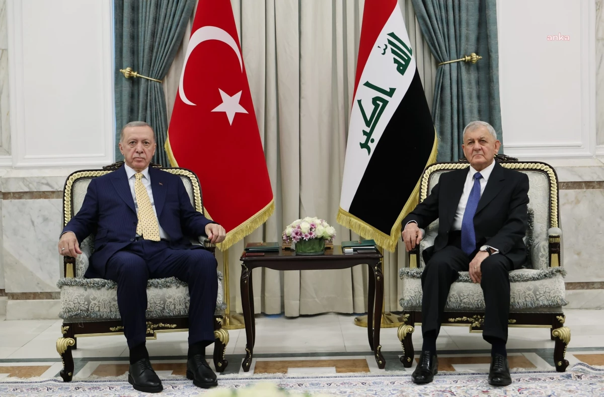 Cumhurbaşkanı Erdoğan, Irak Cumhurbaşkanı ile görüştü