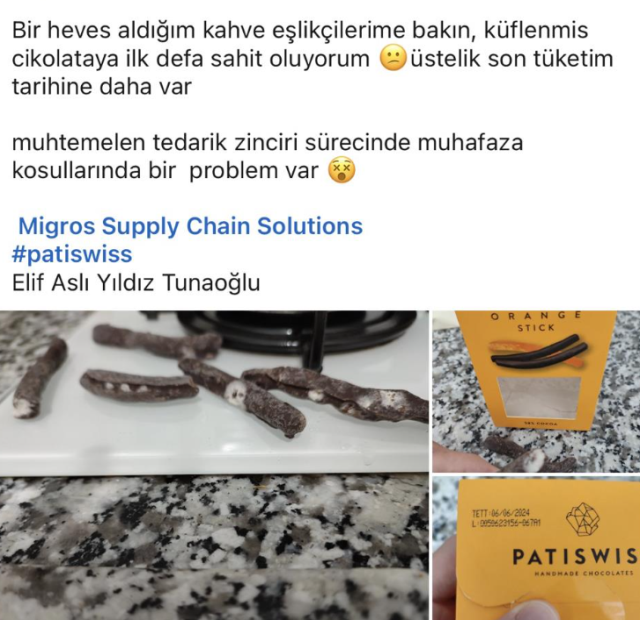 Küflü çikolata krizi tırmanıyor! 2 büyük zincir market Patiswiss ürünlerini raflardan kaldırdı