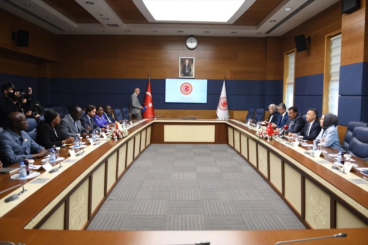 TBMM Dışişleri Komisyonu Başkanı Fuat Oktay, Fildişi Sahili-Türkiye Parlamentolar Arası Dostluk Grubu Başkanı ve beraberindeki heyeti kabul etti