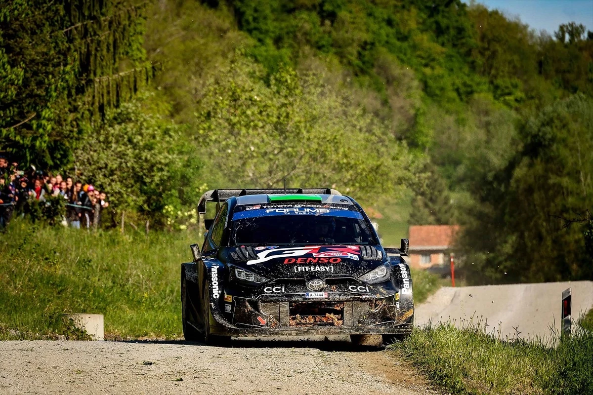 Toyota GAZOO Racing Hırvatistan Rallisi\'nde ilk iki sırayı aldı