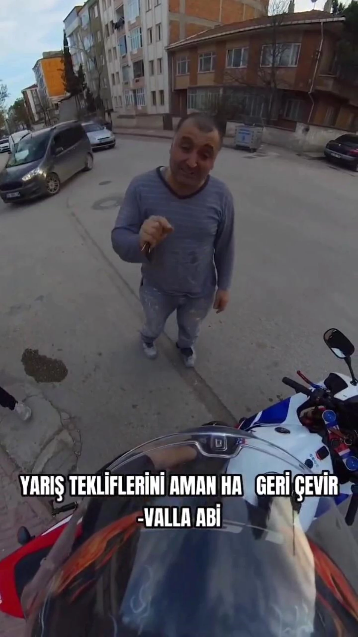 Amasya\'da Motosikletli Gençe Nasihat