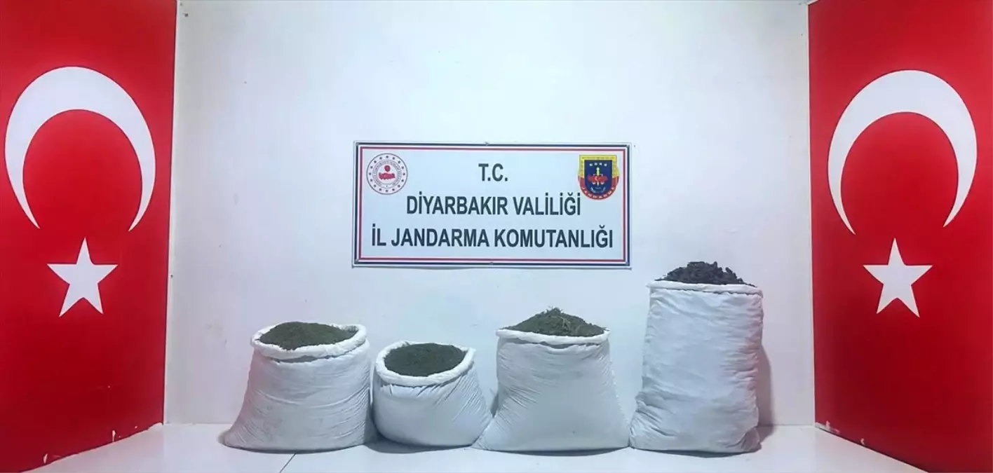 Diyarbakır\'da düzenlenen operasyonda 68 kilogram esrar ele geçirildi