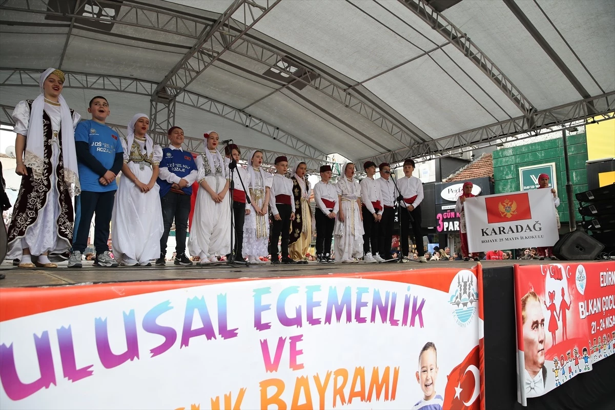 Edirne\'de Balkan Çocuk Şenliği düzenlendi