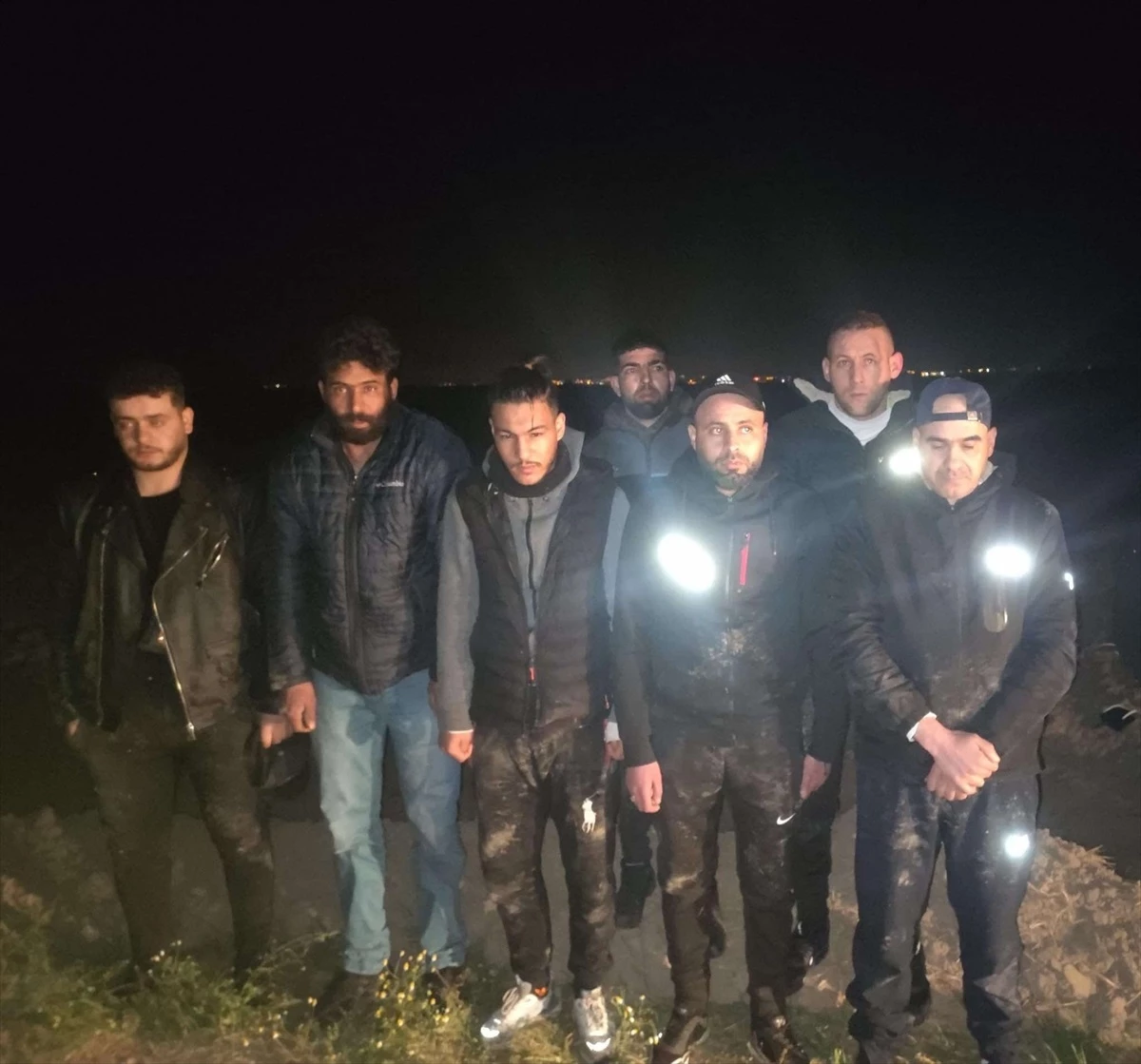 Edirne\'de 7 düzensiz göçmen yakalandı