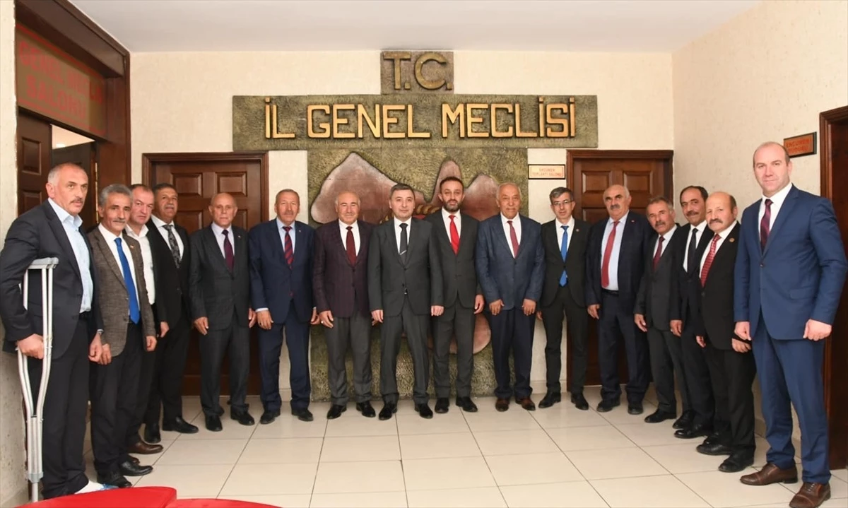 Gümüşhane Valisi Alper Tanrısever, İl Genel Meclisi Başkanı Eşref Balki\'yi ziyaret etti