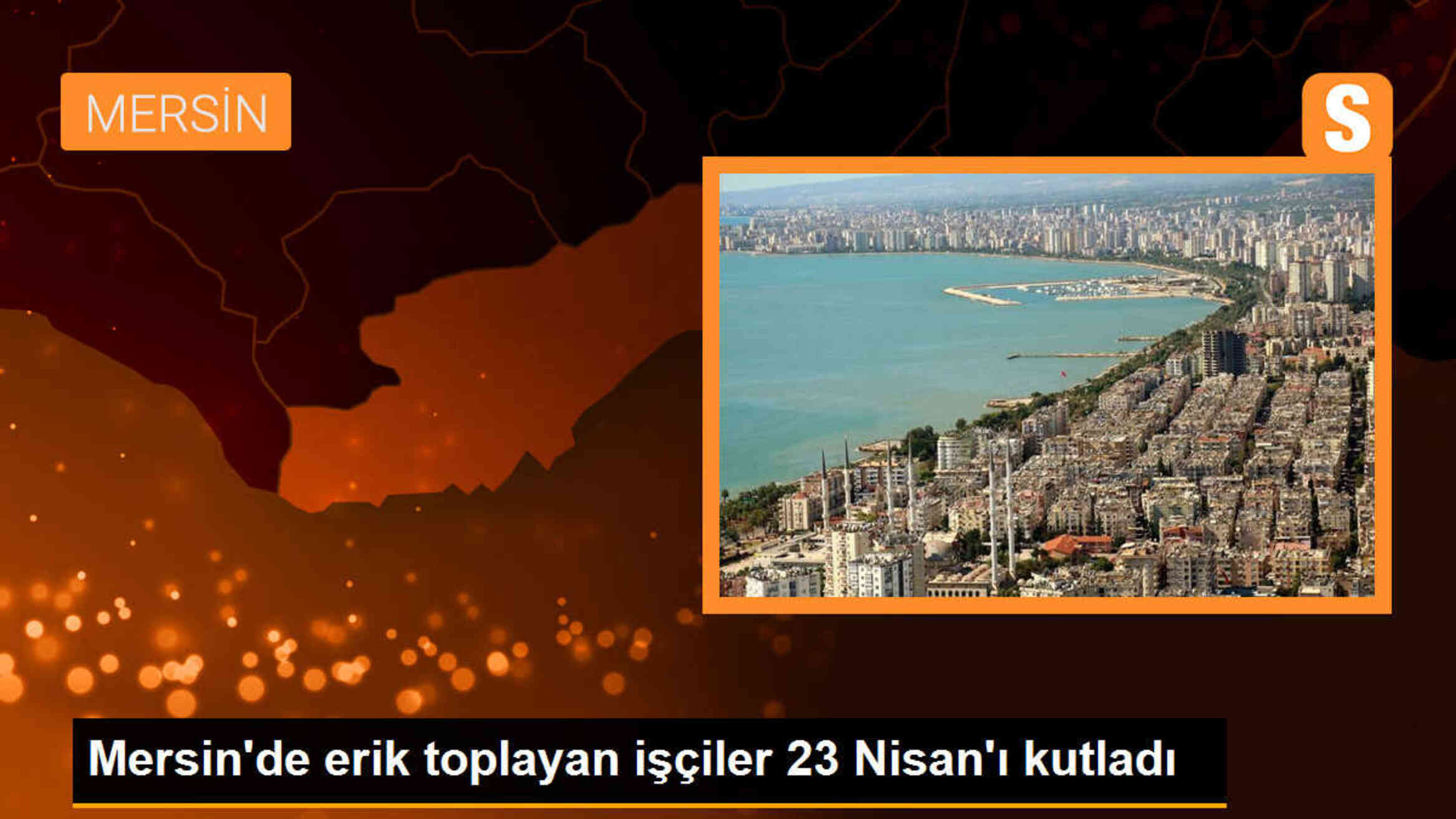 Mersin\'de İşçiler Erik Bahçesinde 23 Nisan\'ı Kutladı