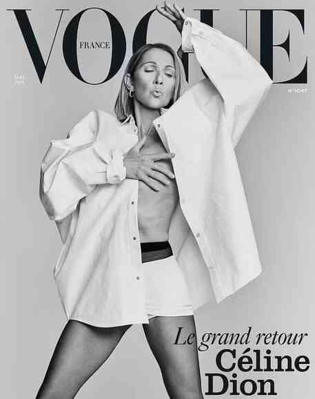 Vogue dergisine üstsüz poz veren Kanadalı şarkıcı Celine Dion, hastalığına karşı verdiği mücadele hakkında konuştu