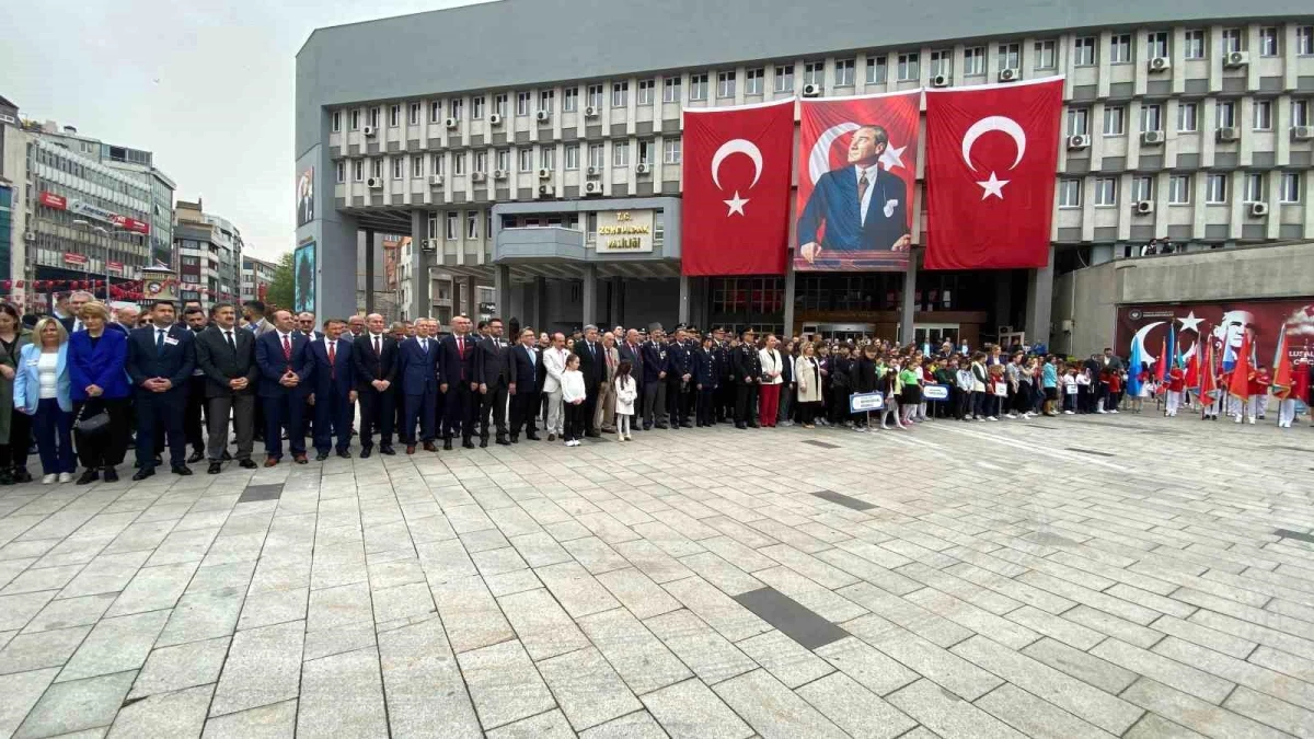 Zonguldak\'ta 23 Nisan Ulusal Egemenlik ve Çocuk Bayramı kutlamaları gerçekleştirildi