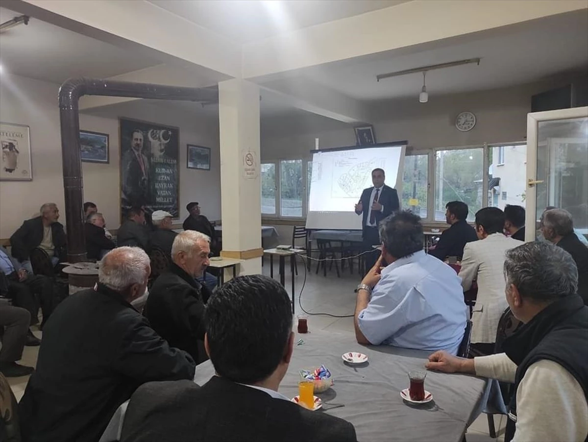 Akıncılar Belediye Başkanı Murat Sevinç, Yeşilyazı ve Yayla Mahallesi\'nde İmar Çalışmaları Hakkında Bilgi Verdi