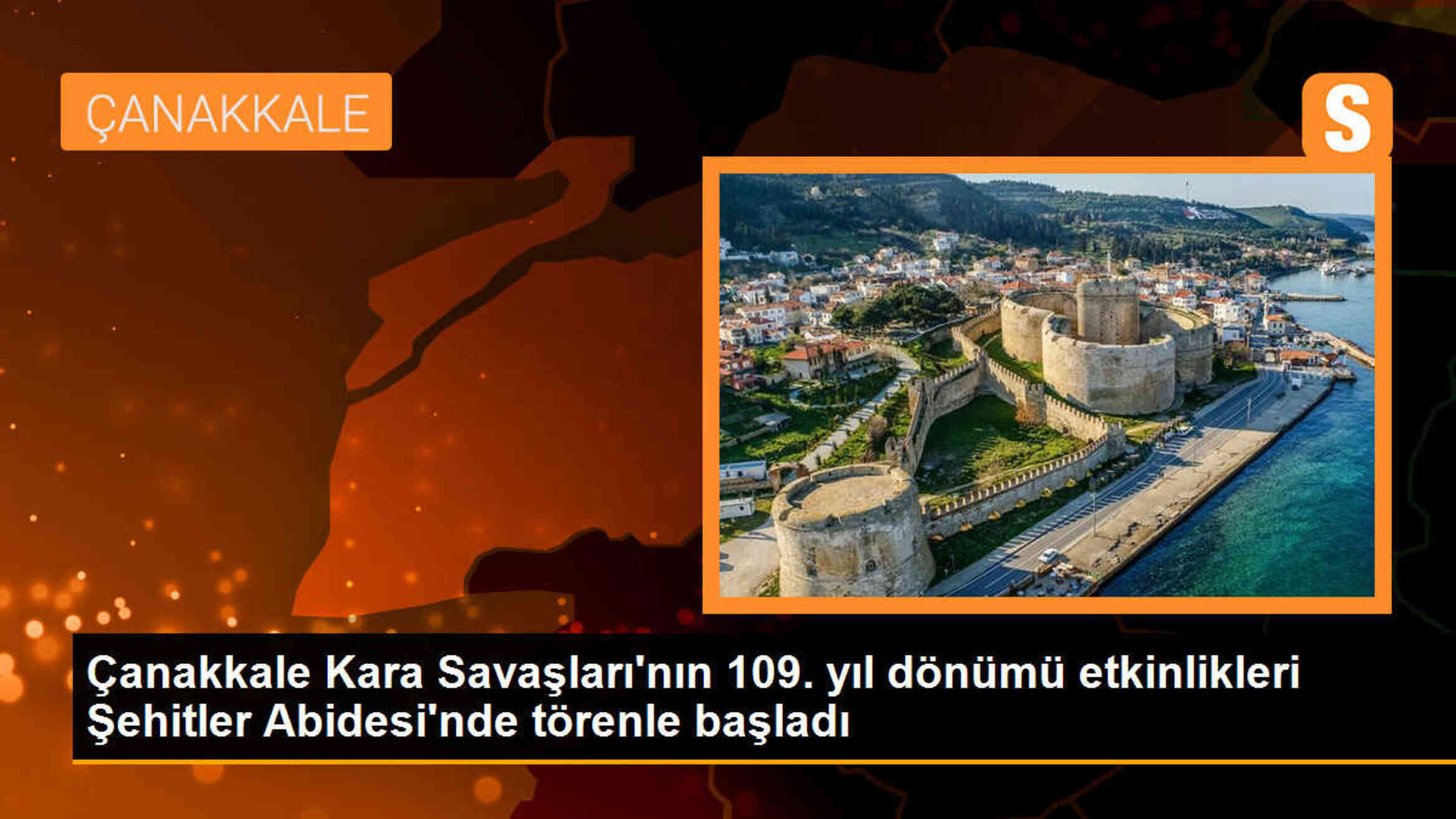 Çanakkale Kara Savaşları\'nın 109. yıl dönümü etkinlikleri Şehitler Abidesi\'nde törenle başladı