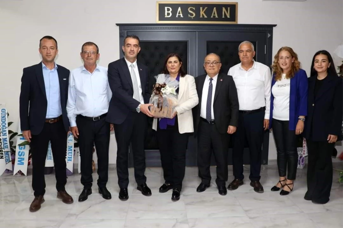 Aydın Büyükşehir Belediye Başkanı Özlem Çerçioğlu, Koçarlı Belediye Başkanı Özgür Arıcı\'yı ziyaret etti