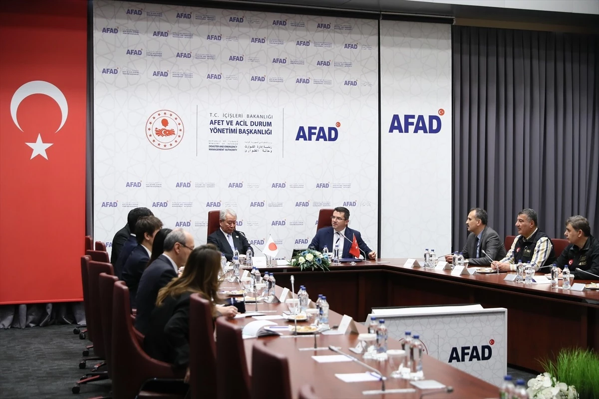 AFAD Başkanı Okay Memiş, Japonya Uluslararası İşbirliği Ajansı Başkanı ve JICA Türkiye Ofisi Baş Temsilcisi ile bir araya geldi