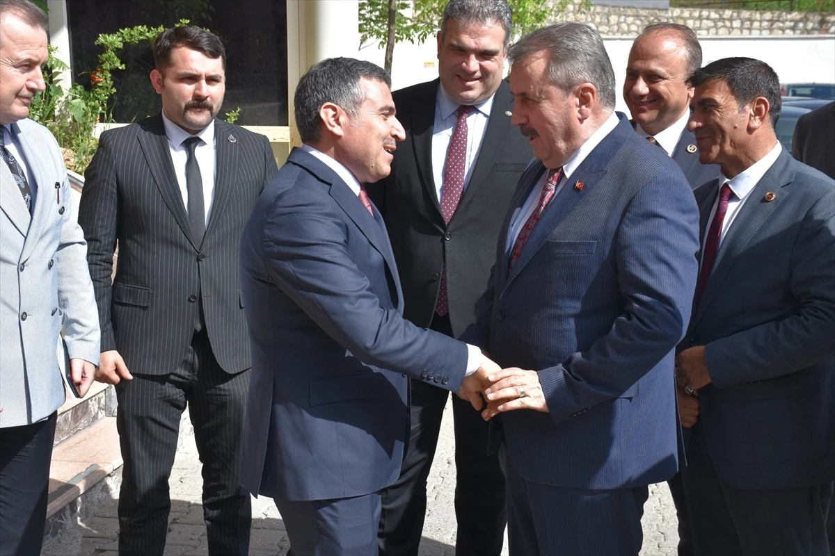 BBP Genel Başkanı Mustafa Destici Şırnak\'ta açıklamalarda bulundu