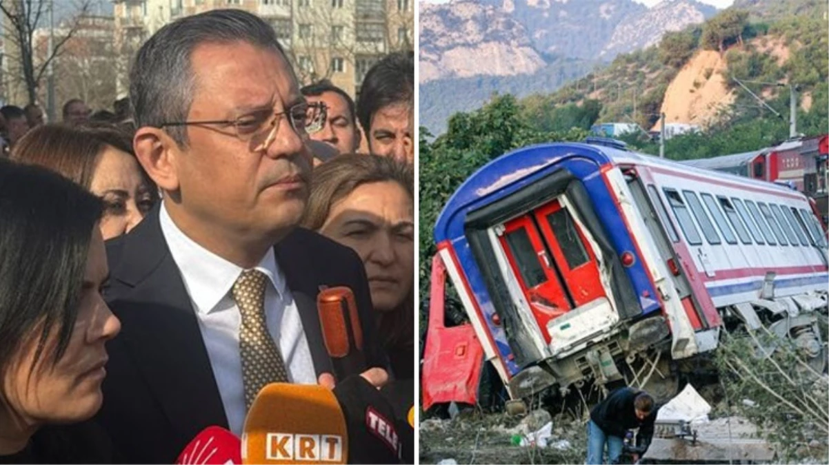 CHP Genel Başkanı Özgür Özel, Çorlu tren kazası davasını takip etmek için Tekirdağ\'a geldi