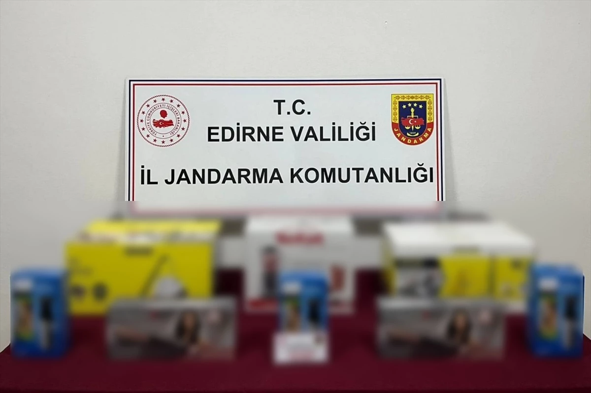 Edirne\'de gümrük kaçağı elektronik eşyalar ele geçirildi