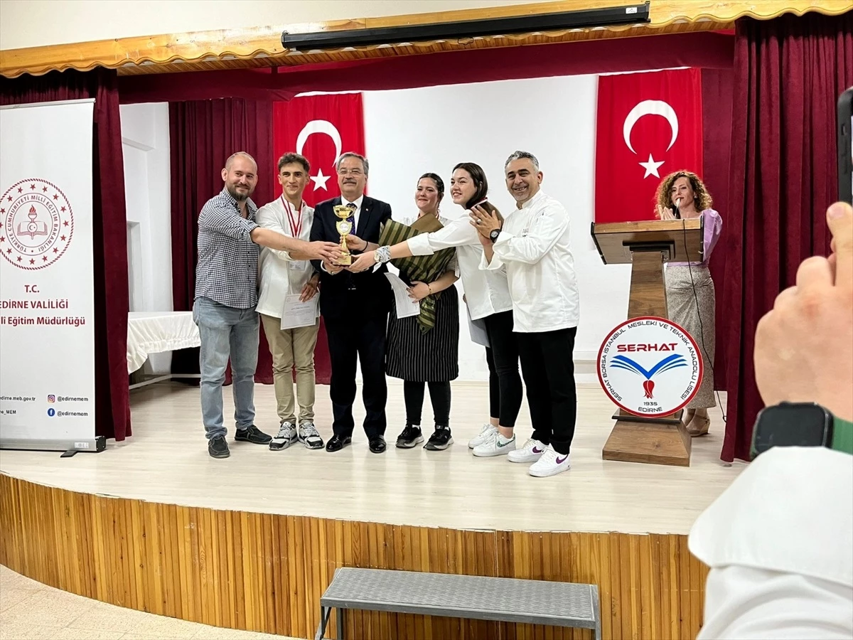 Edirne Serhat Borsa İstanbul Mesleki ve Teknik Anadolu Lisesi\'nde Gastronomi ve Yemek Yarışması düzenlendi