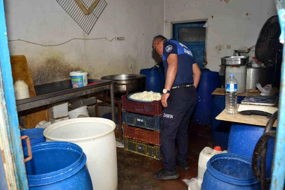 Mersin\'de Kaçak Peynir İmalathanesi Tespit Edildi