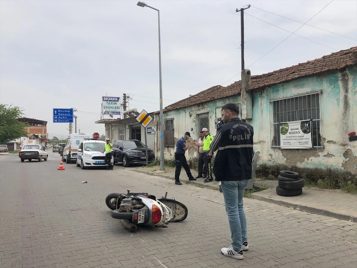 Aydın\'ın Nazilli ilçesinde motosiklet kazası: 2 kişi yaralandı