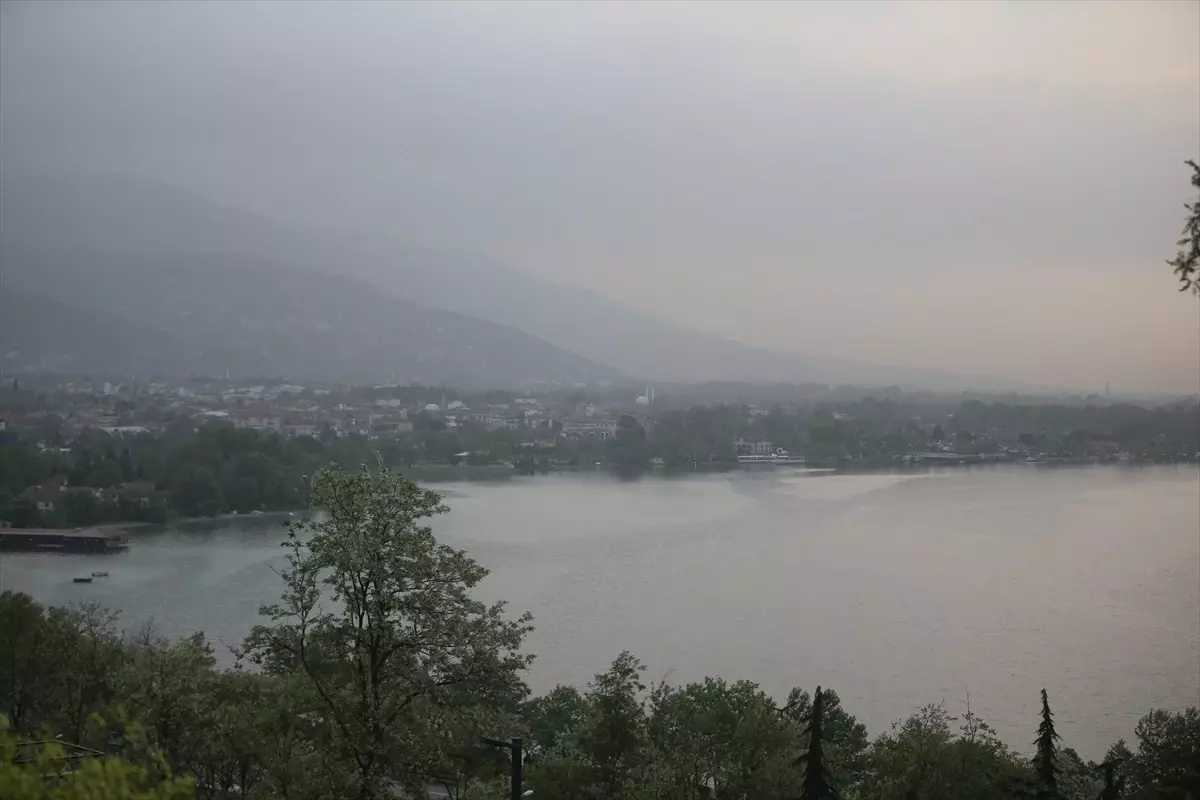 Sakarya\'da Kuzey Afrika kaynaklı toz taşınımı nedeniyle görüş mesafesi ve hava kalitesi düştü