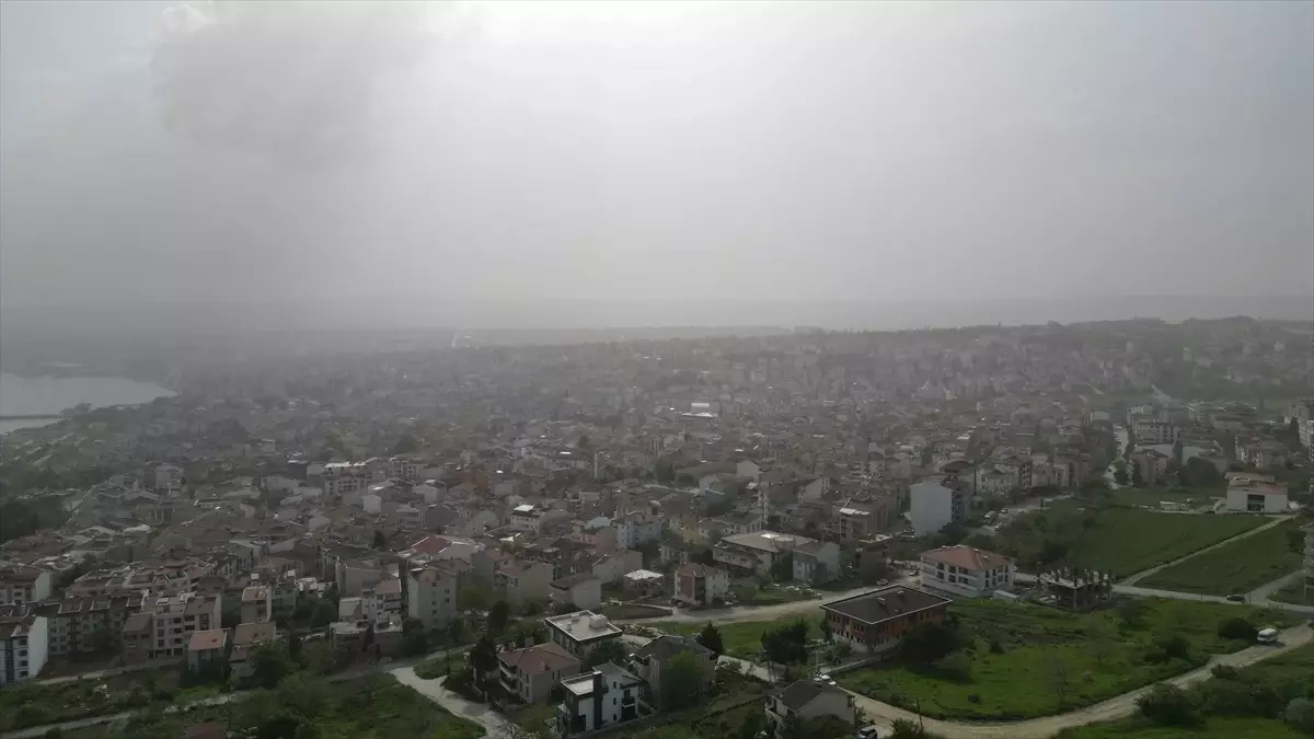 Tekirdağ\'da Kuzey Afrika kaynaklı toz taşınımı etkili