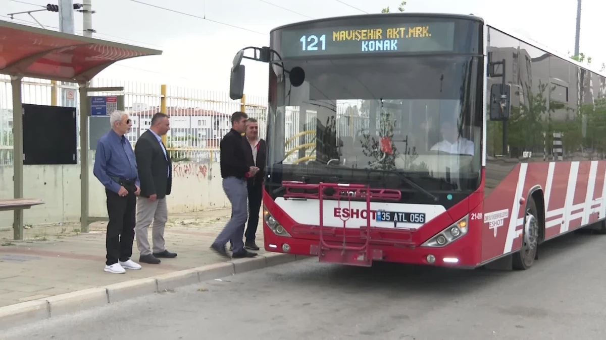 İzmir\'de 121 Numaralı ESHOT Hattı Yeniden Hizmete Girdi