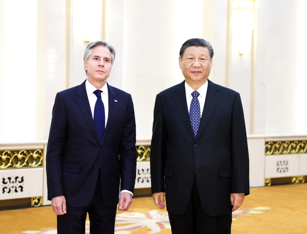 Çin Cumhurbaşkanı Xi Jinping, ABD Dışişleri Bakanı Blinken ile görüştü